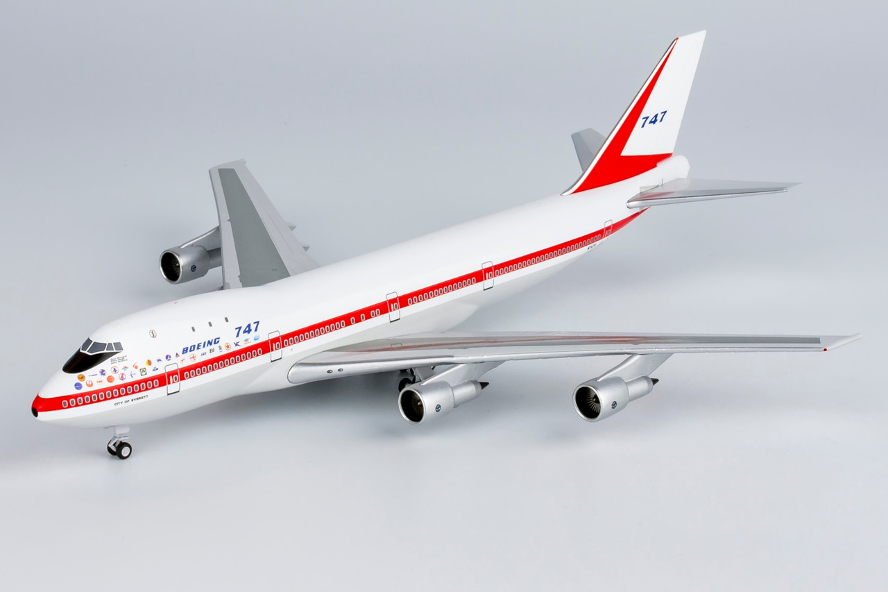 1/400 ボーイング Boeing B747-100 ジャンボ JAL 日本航空 鶴丸塗装
