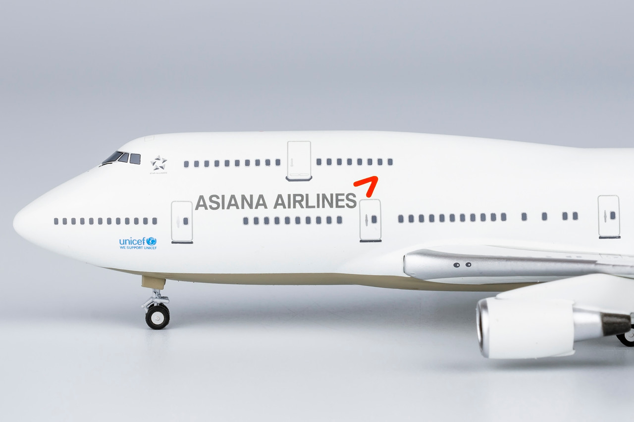 NG Lite Asiana Airlines 747-400 Farewell Flight HL7428 AAR007 1:400