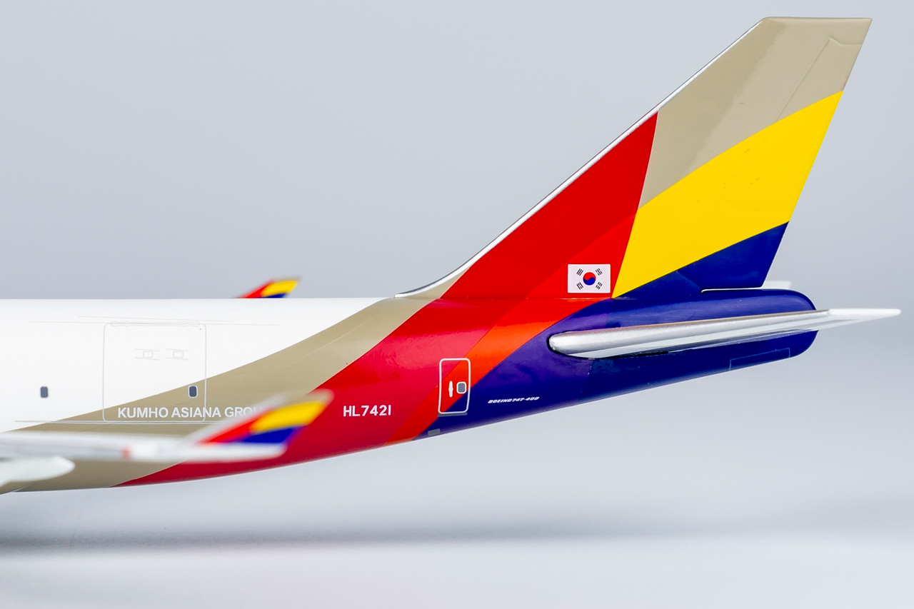 NG Lite Asiana Airlines 747-400BDSF HL7421 AAR008 1:400