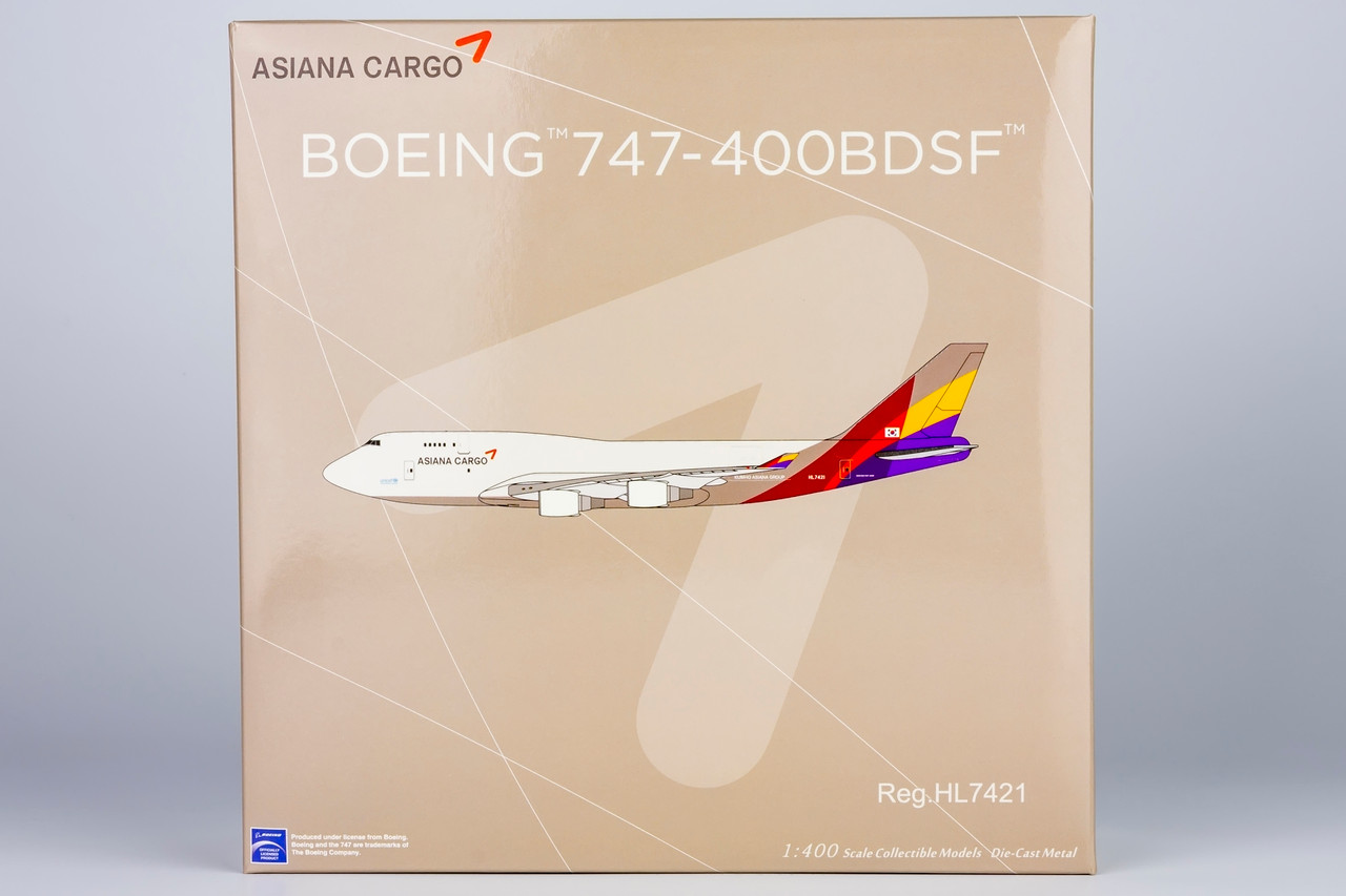 NG Lite Asiana Airlines 747-400BDSF HL7421 AAR008 1:400