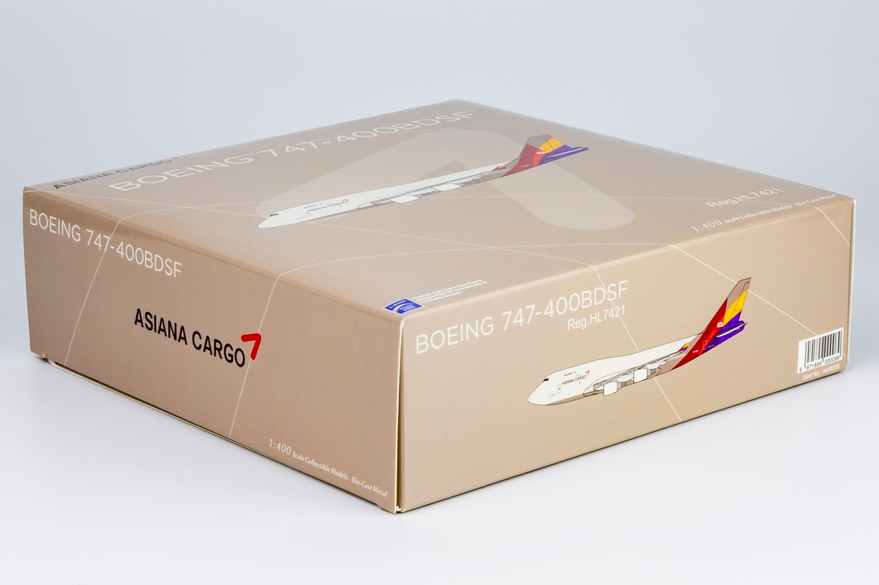 NG Lite Asiana Airlines 747-400BDSF HL7421 AAR008 1:400