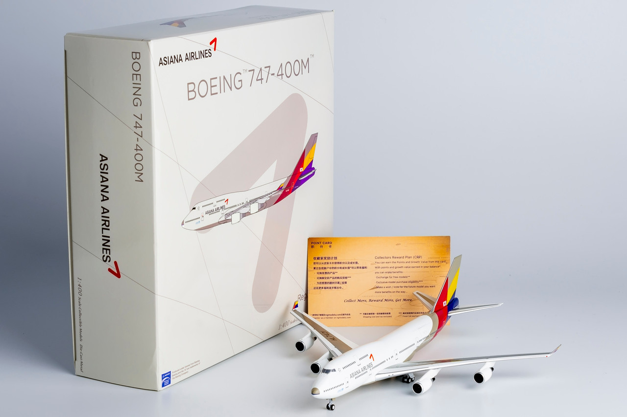 NG Lite Asiana Airlines 747-400(M) with mismatched nosecone HL7421