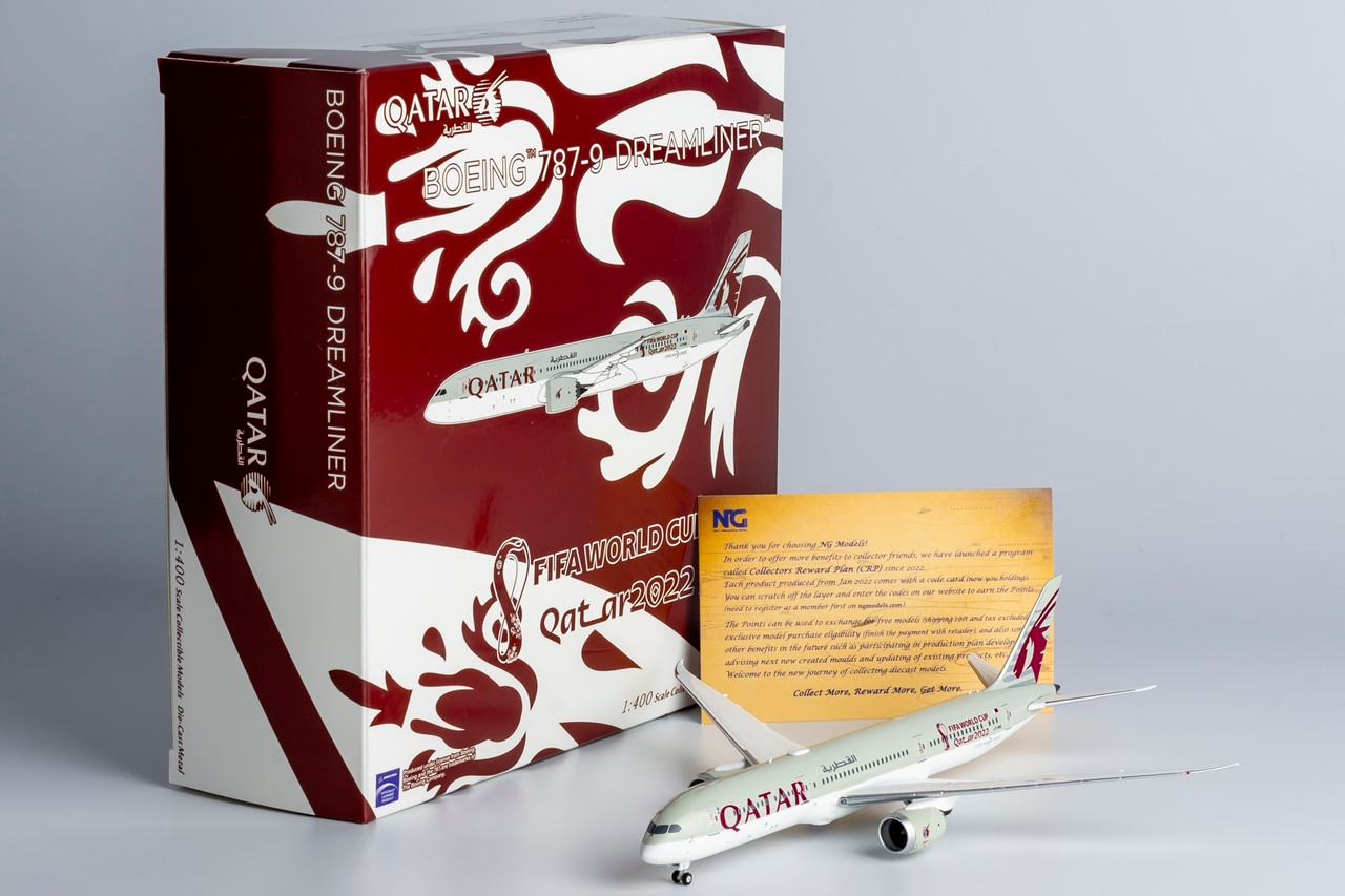 NG Model Qatar Airways 787-9 Dreamliner with 