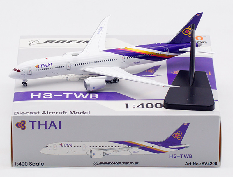 Aviation 1:400 THAIタイ国際航空 B787-9 HS-TWB Aviation400 Thai Airways International Boeing 787-9 Dreamliner HS