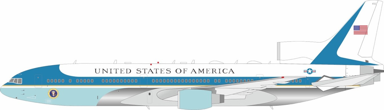 B-Models AIR FORCE ONE TRISTAR B-1011-USAF with stand B-1011-USAF