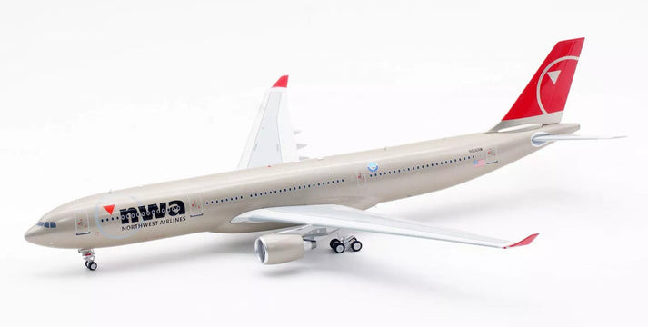 Northwest Airlines 1:600 模型飛行機セット B-Models Northwest Airlines Airbus A330-323 N806NW with stand B