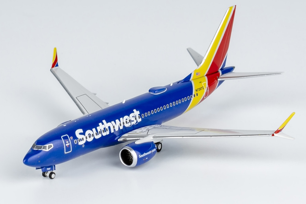 サウスウエスト航空 737 MAX 7 N7207Z 1/400 NG Model Southwest Airlines 737 MAX 7 N7207Z 87002 1:400