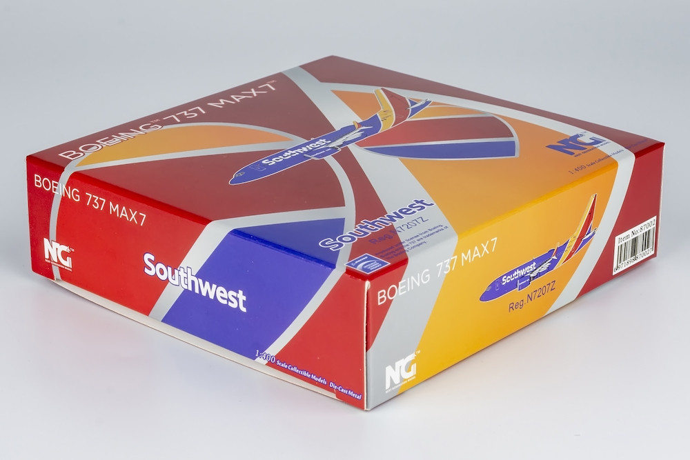 NG Model Southwest Airlines 737 MAX 7 N7207Z 87002 1:400