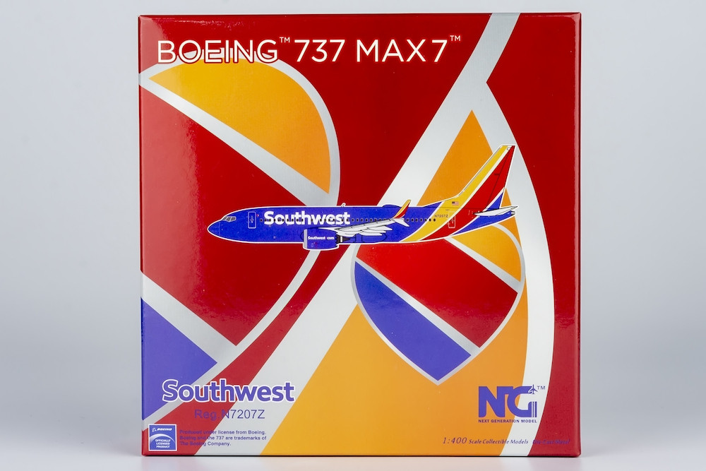 NG Model Southwest Airlines 737 MAX 7 N7207Z 87002 1:400