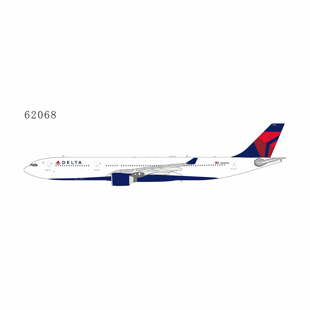 NG Model Delta Air Lines A330-300 N815NW 62068 1:400