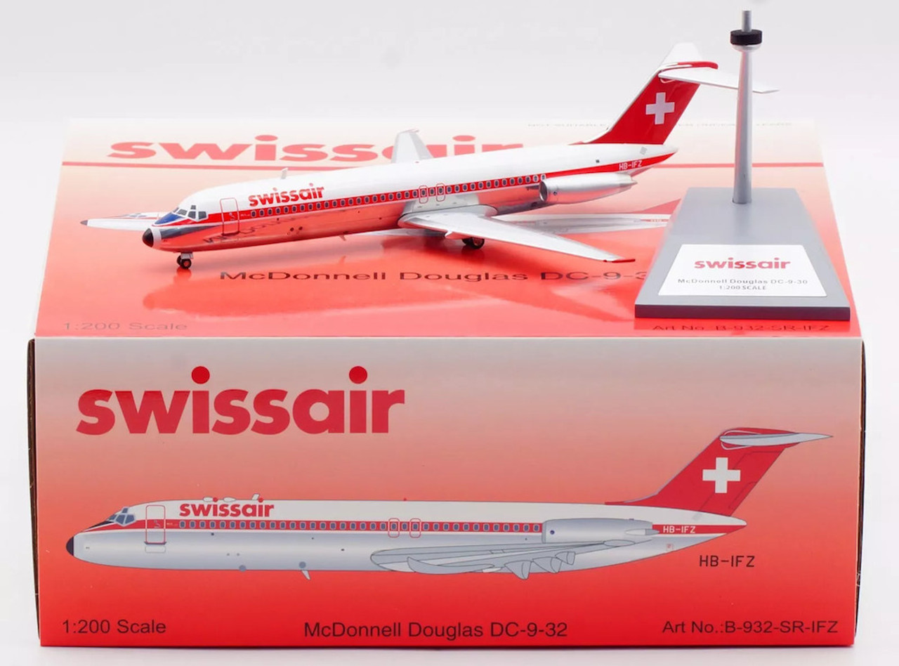 B-Models by Inflight200 Swissair McDonnell Douglas DC-9-32