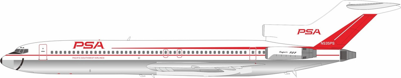 Inflight200 PSA - Pacific Southwest Airlines Boeing 727-200