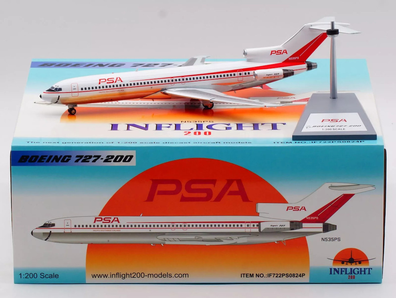 Inflight200 PSA - Pacific Southwest Airlines Boeing 727-200
