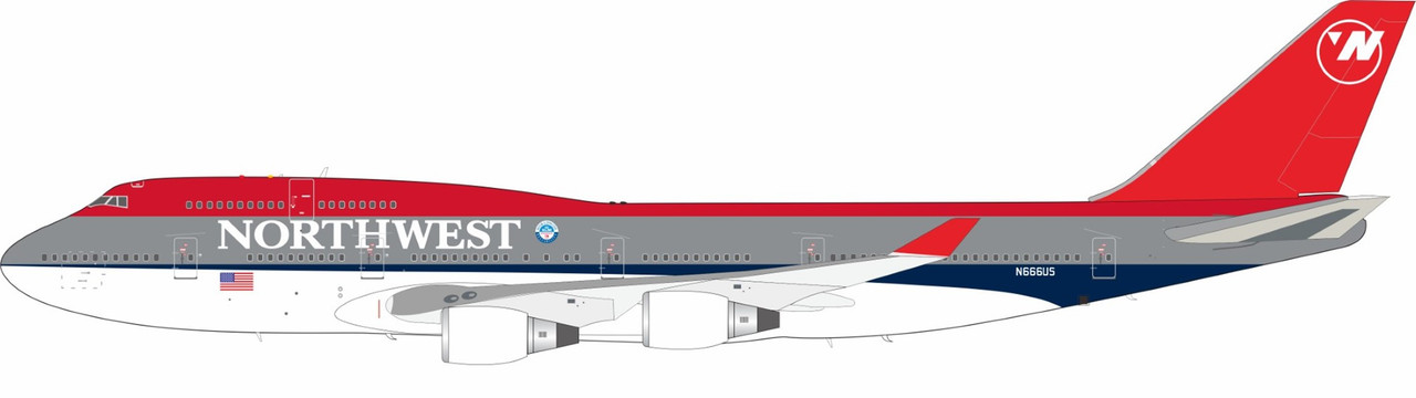航空機・ヘリコプター Northwest Airlines B747-451 330px-Boeing_747-451,