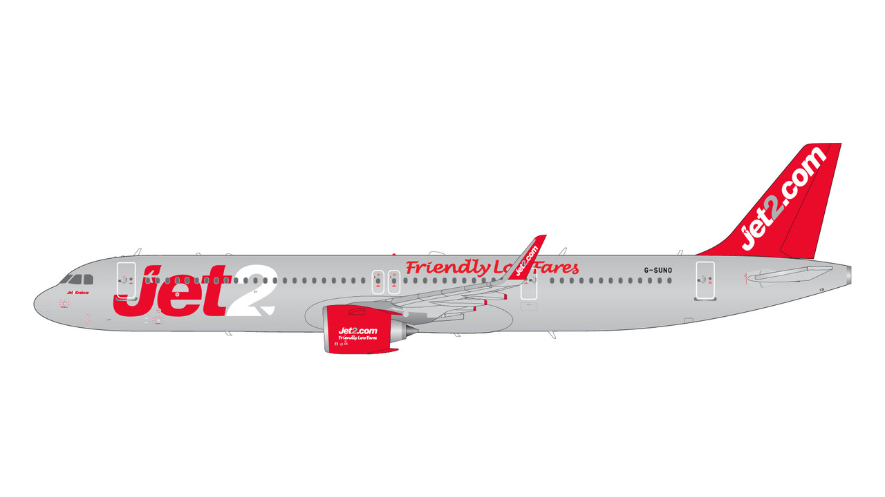 Gemini200 Jet2 A321neo G-SUNO upgraded stand G2EXS1398 Scale