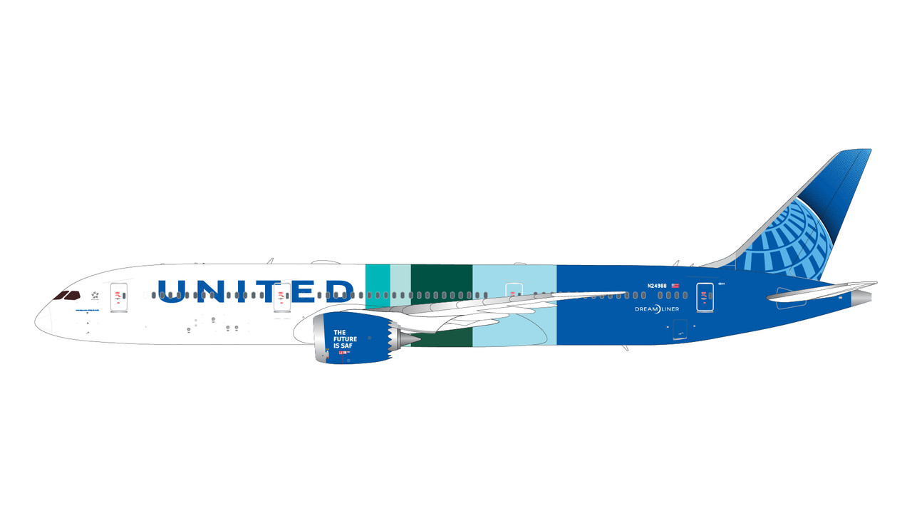 Gemini ユナイテッド 787-9 1/200　ジェミニ 787-9 Dreamliner 1:200 Diecast Model - GeminiJets GJ