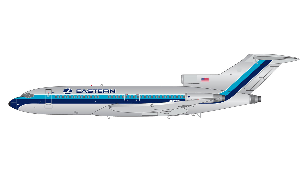 Gemini200 Eastern Air Lines 727-100 Reg: N8120N G2EAL1362 1:200
