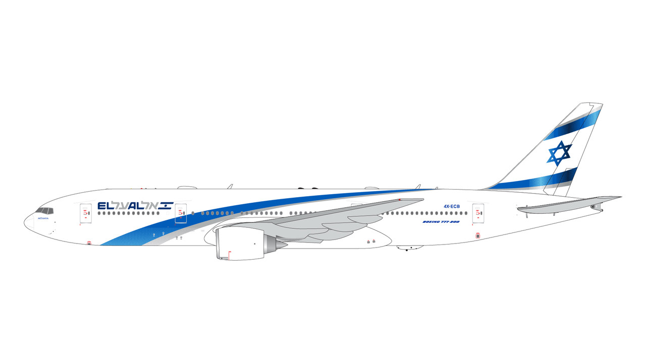 Gemini Jets El Al Israel Airlines B777-200ER 4X-ECB GJELY2300