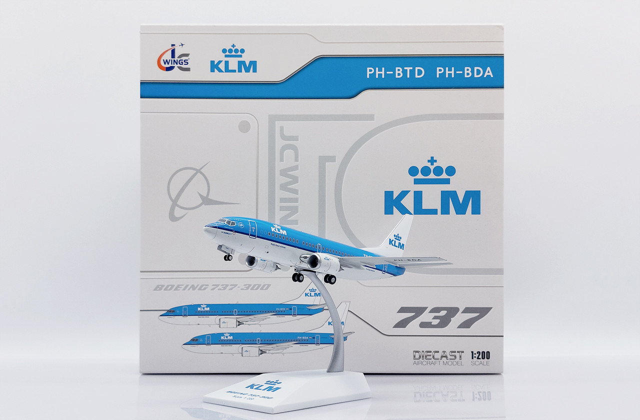 JC Wings KLM Royal Dutch Airlines Boeing 737-300 Reg: PH-BTD With