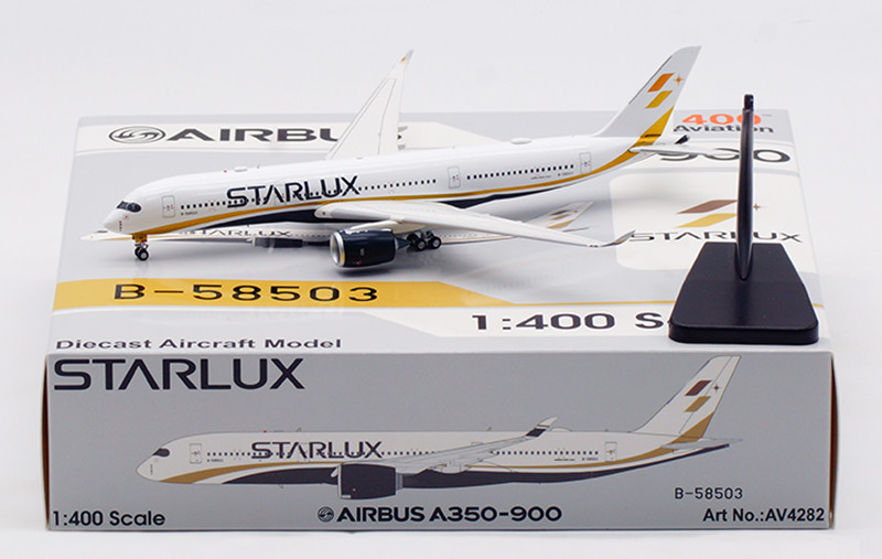 STARLUX Airlines Airbus A350-941 B-58503 detachable gear AV4282 1:400