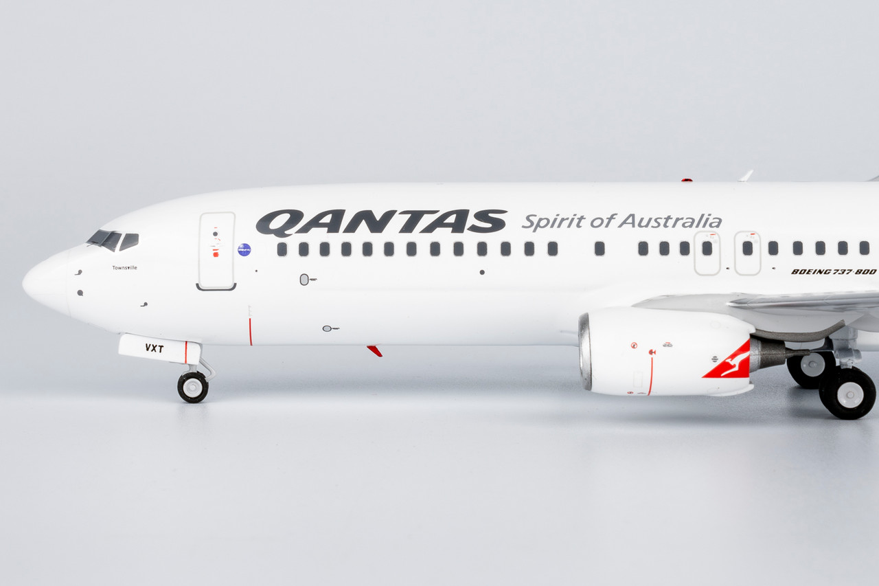 カンタス航空 737-800 VH-VXT 1/200 NG Model Qantas 737-800/w named
