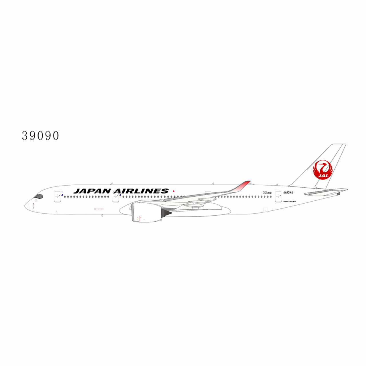 JAL A350-900 日本航空 エアーバス JA13XJ NG 1:400 NG Model 1:400 Japan Airlines JAL Airbus A350-900 Diecast