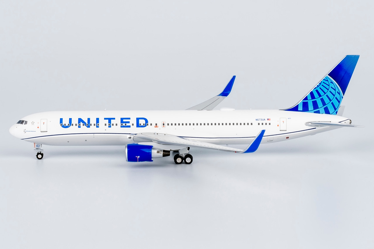 NG Model United Airlines 767-300ER/w Blue Evolution livery N673UA