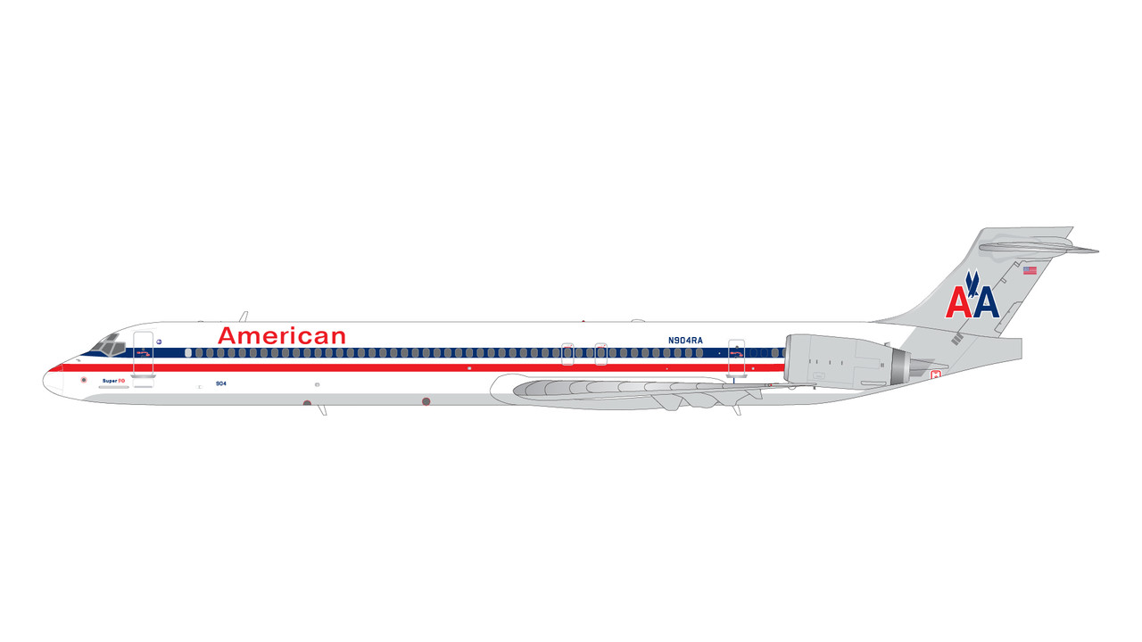 Gemini200 American Airlines MD-90 N904RA G2AAL1329 Scale 1:200