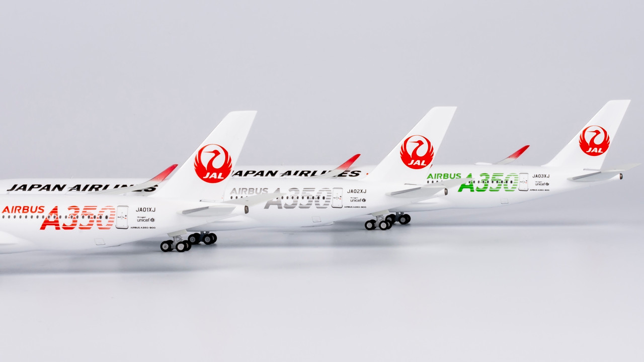 JAL A350-900 みんなのJAL2020ジェット 3号機 1/400 特別塗装機「みんなのJAL2020ジェット」3号機が国内線に就航