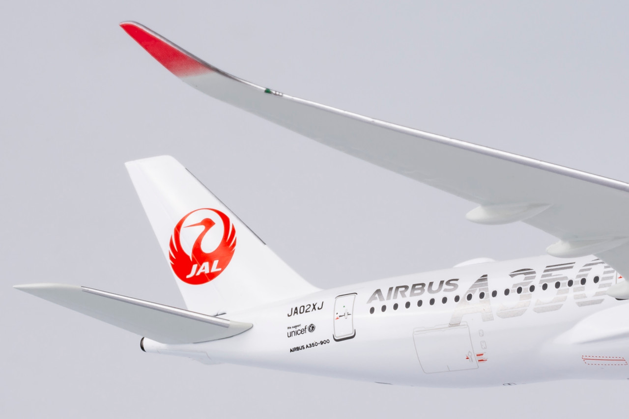 NG Model Japan Airlines (JAL) A350-900 silver 