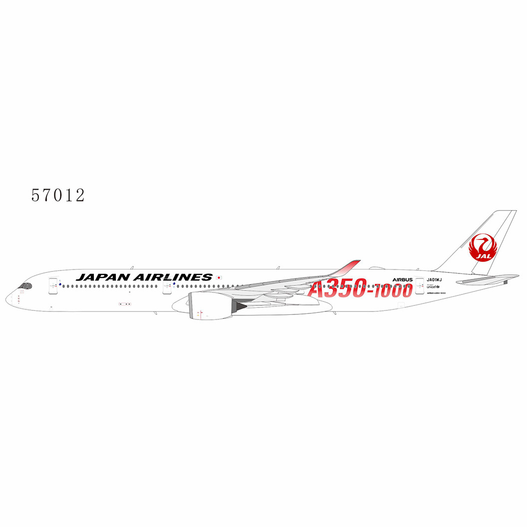 NG Model Japan Airlines (JAL) A350-1000 with red 