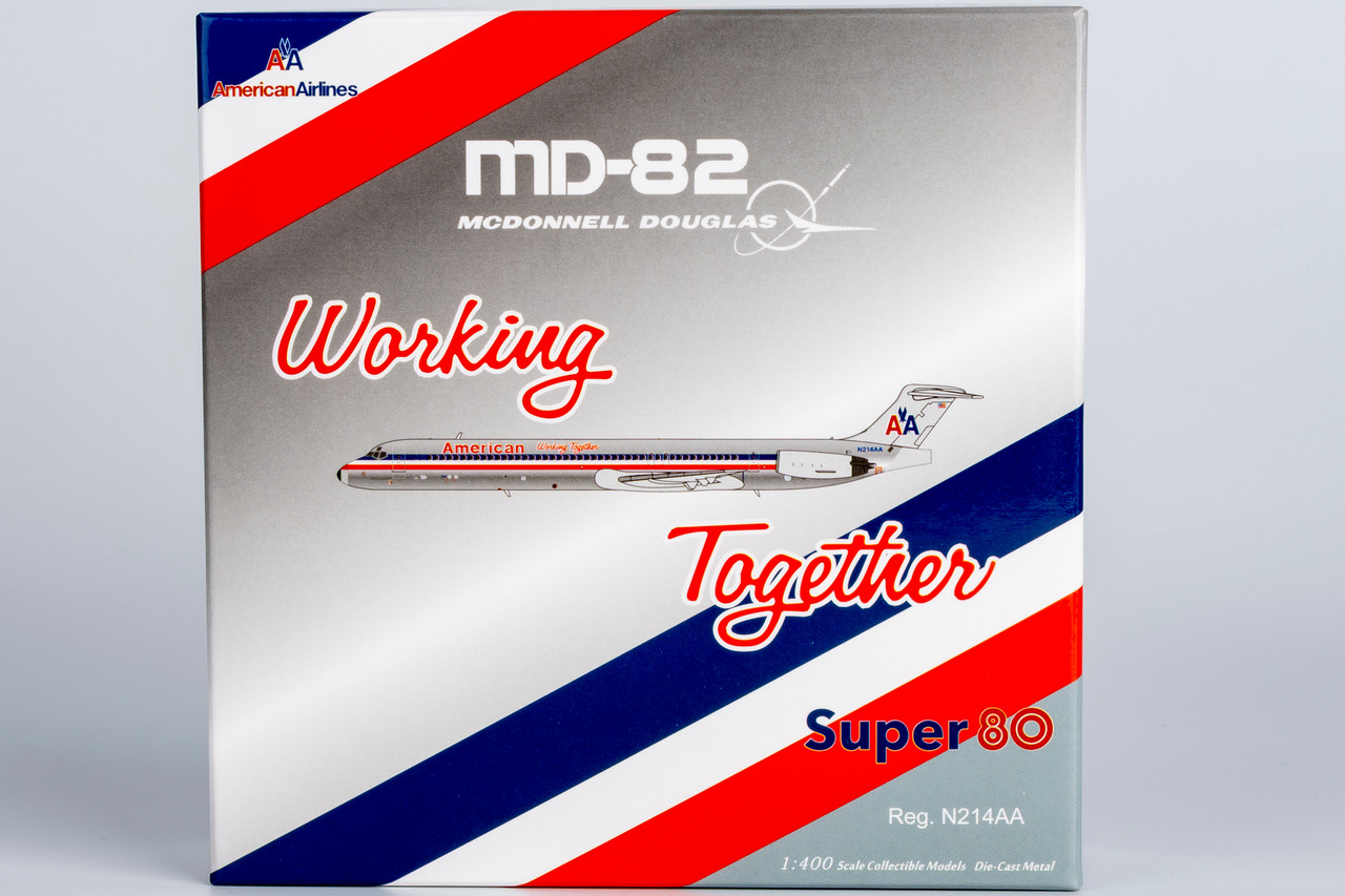 NG Model American Airlines MD-82 with 