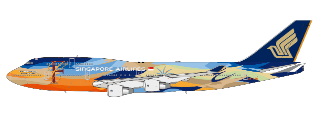 JC Wings Singapore Airlines Boeing 747-400 
