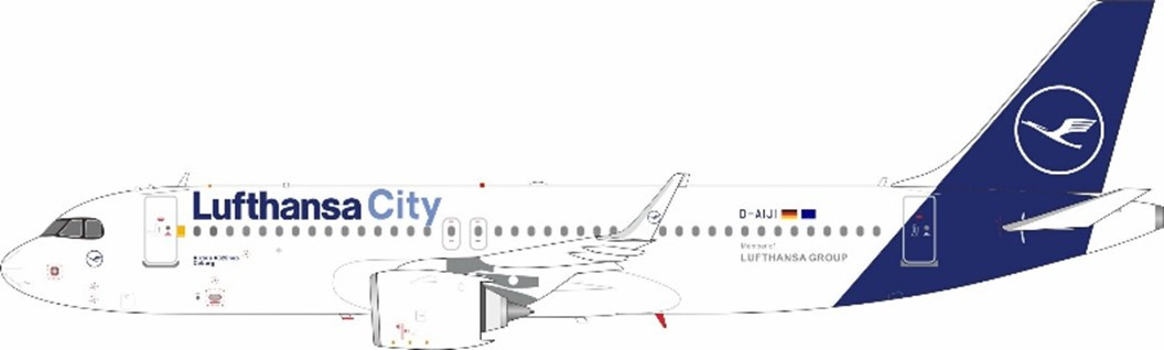 JFox Lufthansa City A320-271N D-AIJI JF-A320-060 1:200