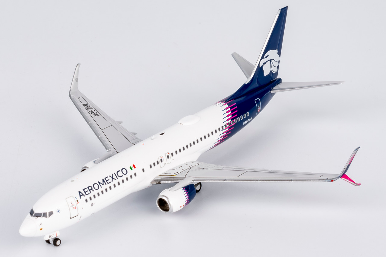 アムロ NG Model Aeromexico 737-800/w new paint with scimitar winglets