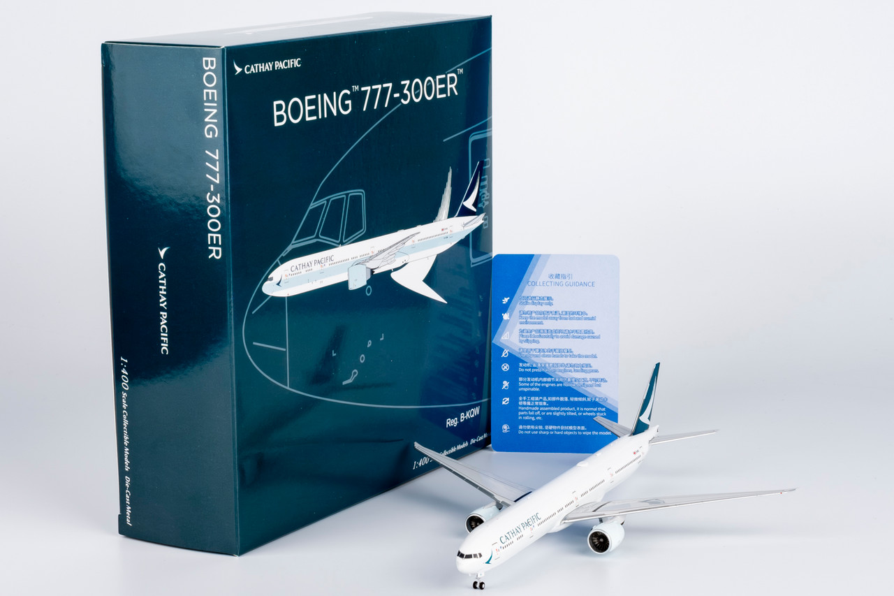 NG Model Cathay Pacific Airways 777-300ER B-KQW Standard 73069 1:400