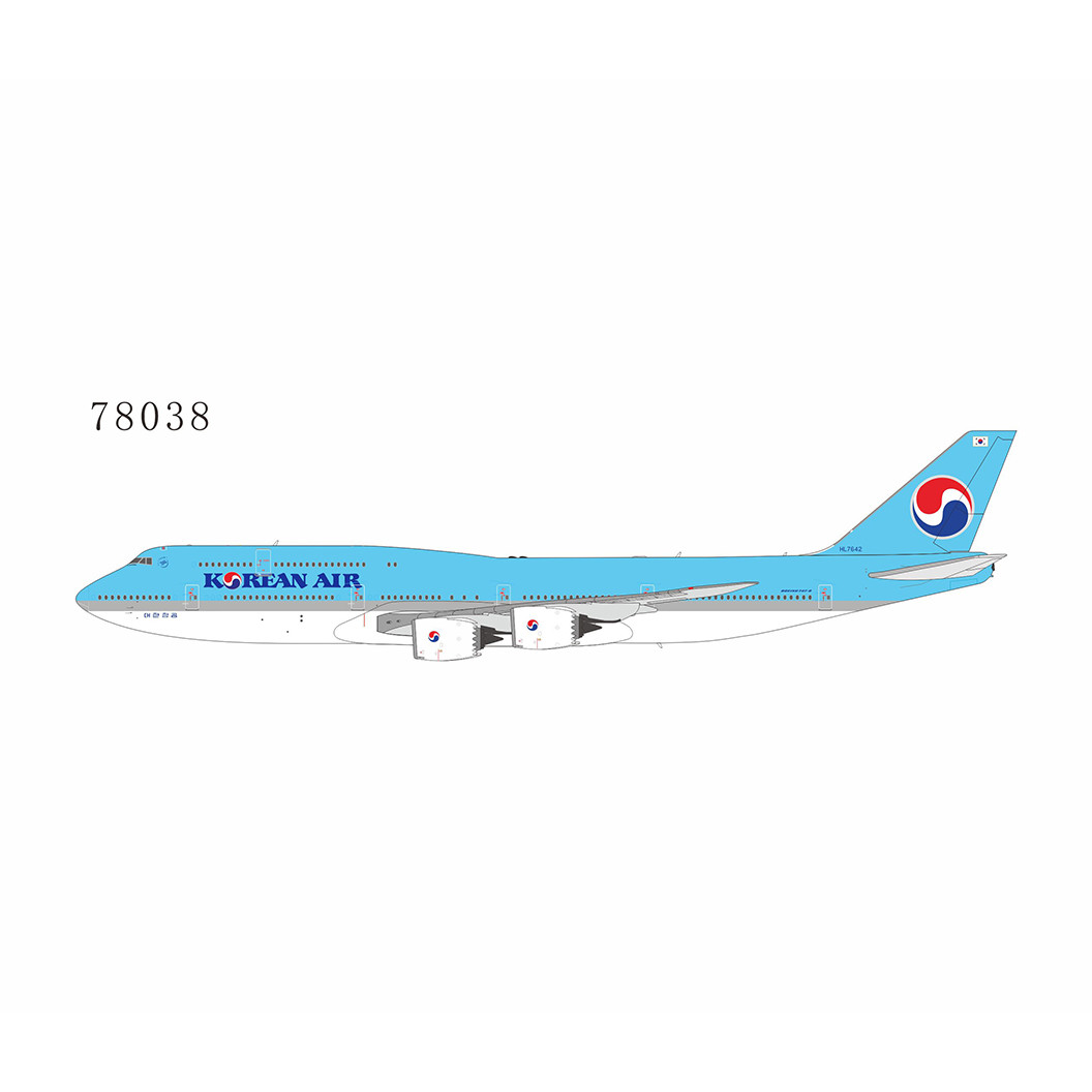 NG Model Korean Air 747-8 HL7642 Standard 78038 1:400