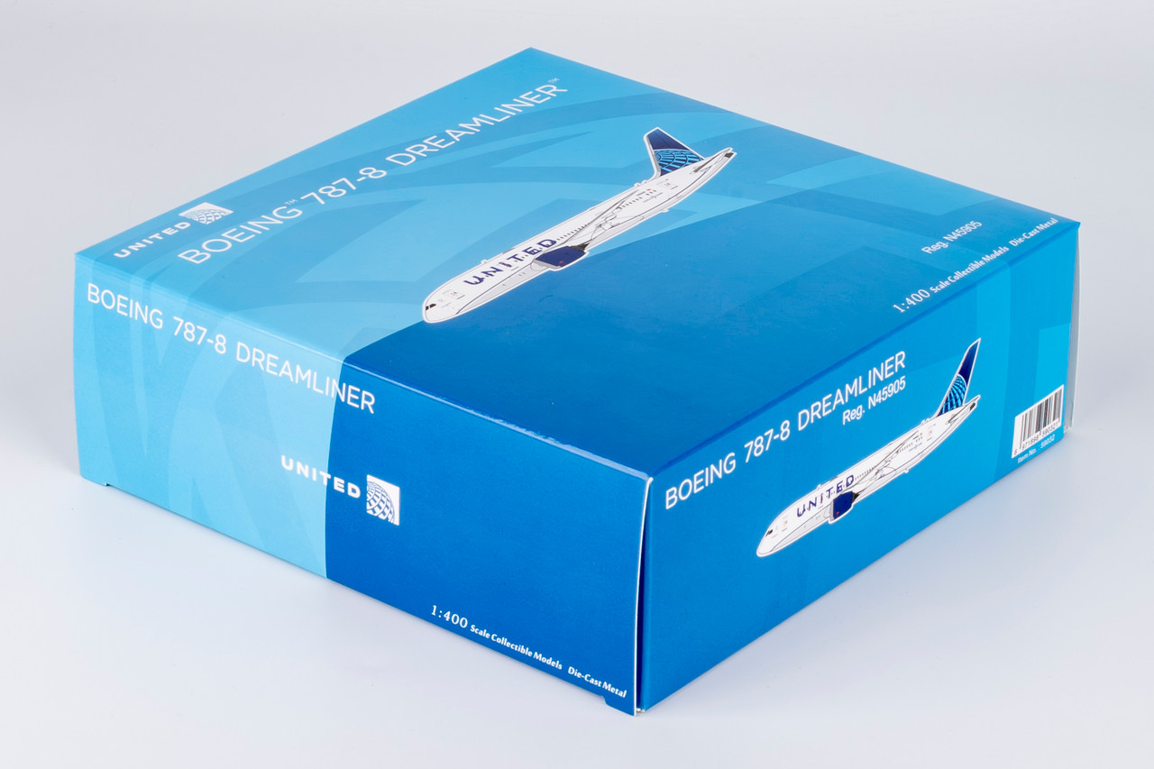 NG Model United Airlines 787-8 Dreamliner Blue Evolution c/s
