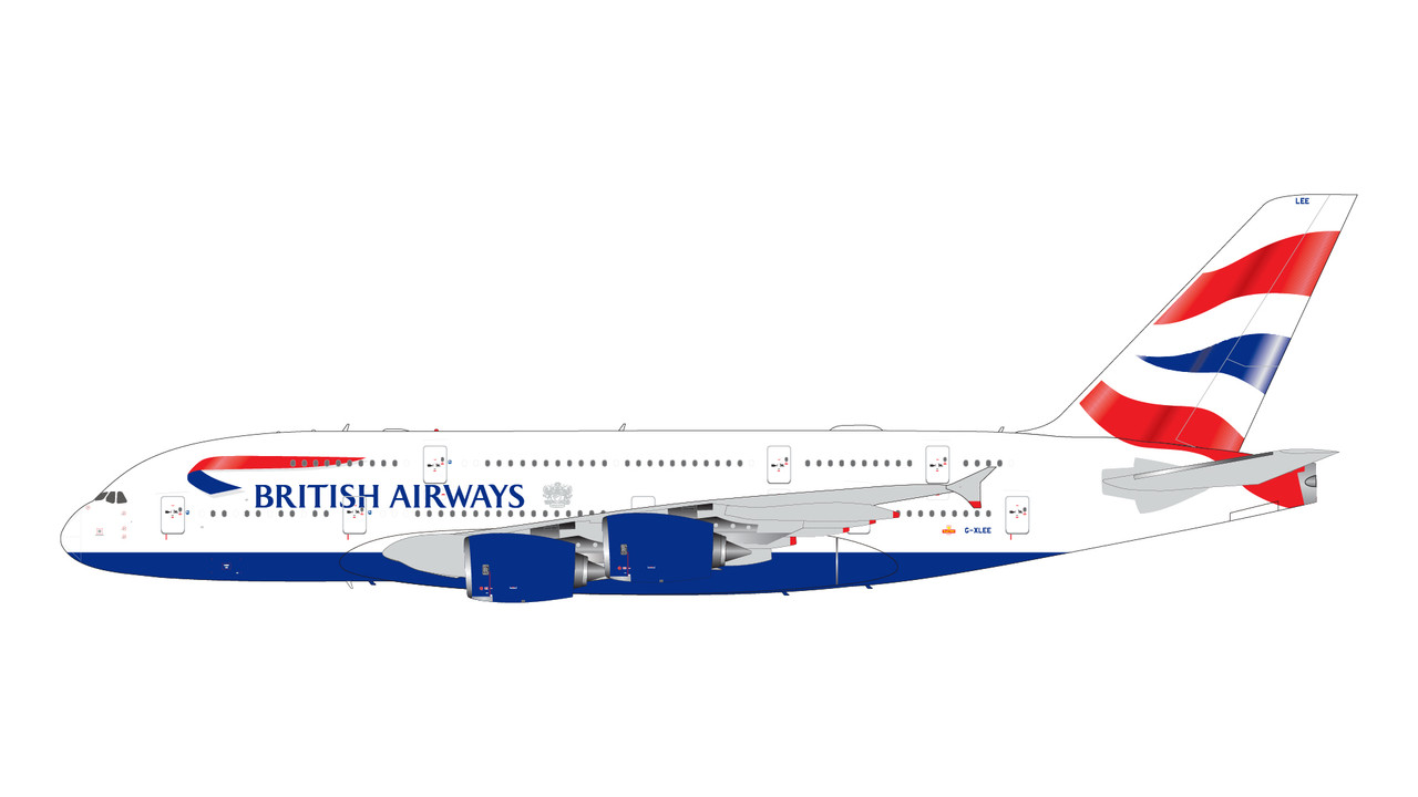 Gemini200 British Airways A380-800 G-XLEE G2BAW1340 Scale 1:200