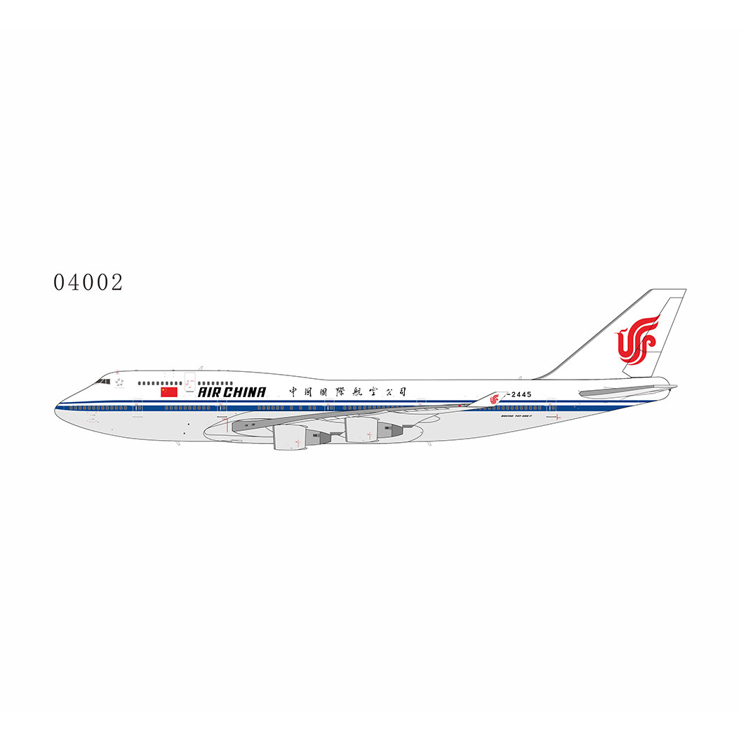 NG Model Air China 747-400 Farewell flight B-2445 04002 1:400
