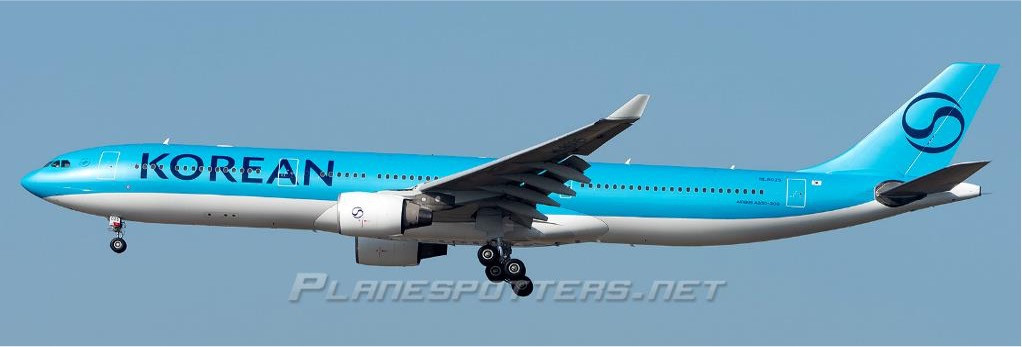 JC Wings Korean Air Airbus A330-300 
