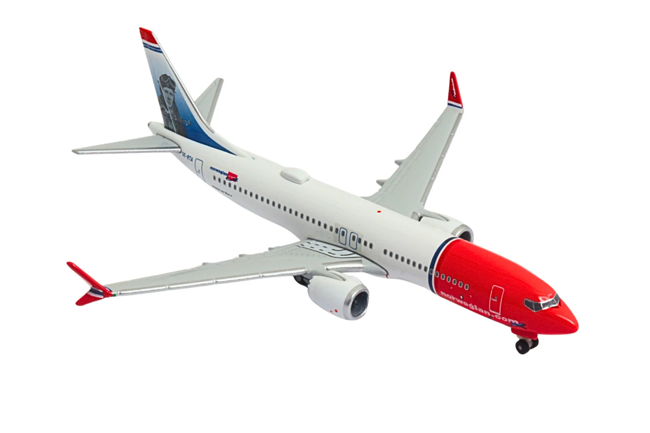 Herpa Wings Norwegian Air Shuttle Boeing 737MAX8 Reg:SE-RTA