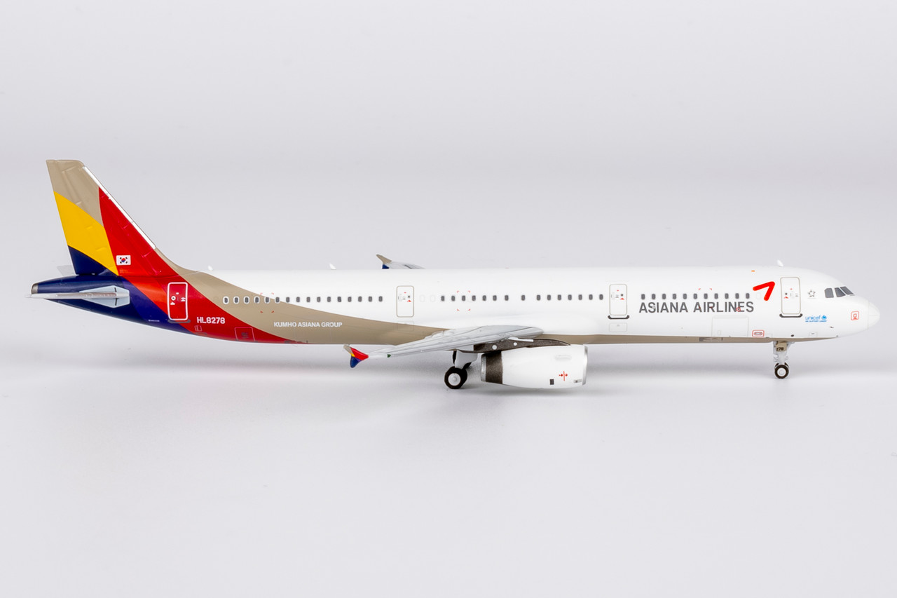 NG Model Asiana Airlines A321-200 HL8278 13124 1:400