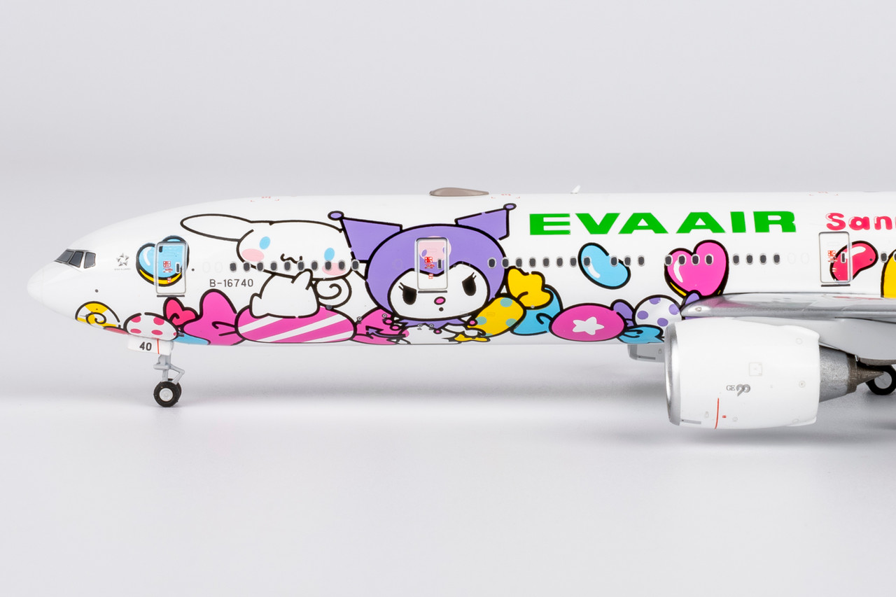 NG Model Eva Airways 777-300ER B-16740 HELLO KITTY “Candy Jet