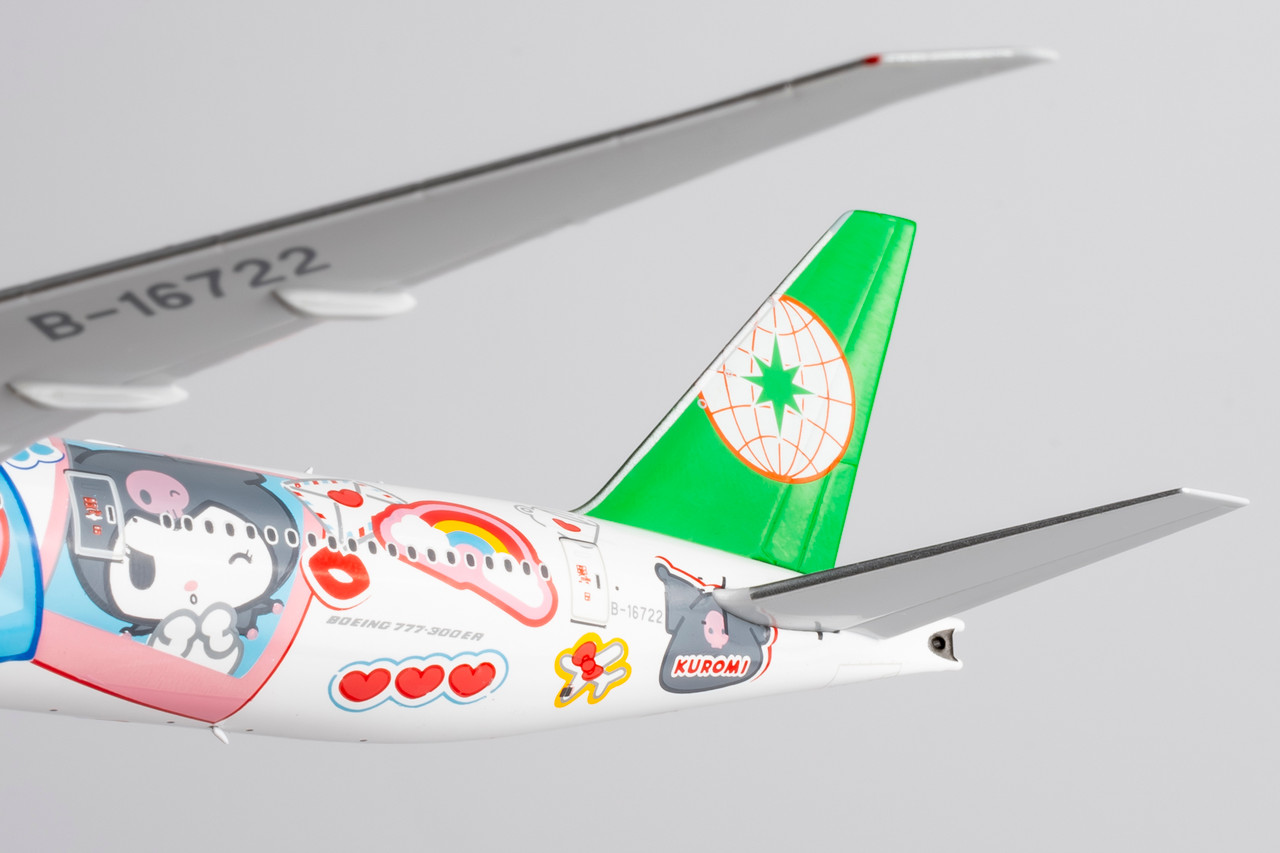 NG Model Eva Airways 777-300ER B-16722 Hello Kitty - Besties Jet