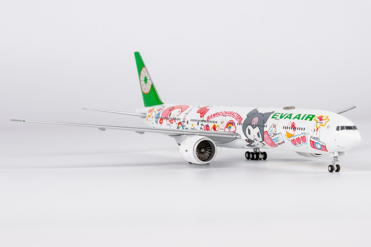 NG Model Eva Airways 777-300ER B-16722 Hello Kitty - Besties