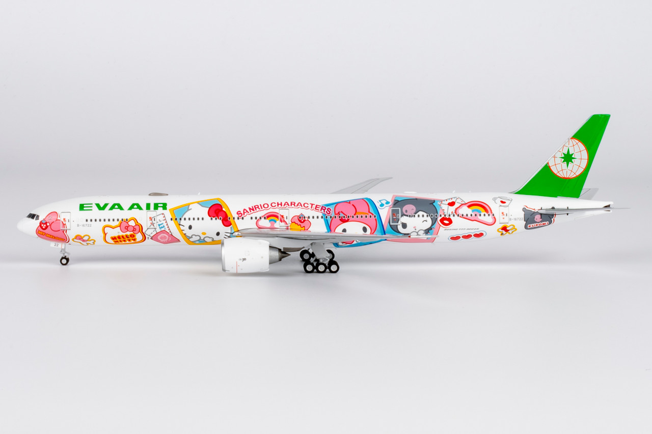 未開封：Kittyカラー EVAAIR エバー航空 A330-300 1/200 EVA AIR エバー航空 SANRIO CHARACTERS サンリオ キャラクター HELLO