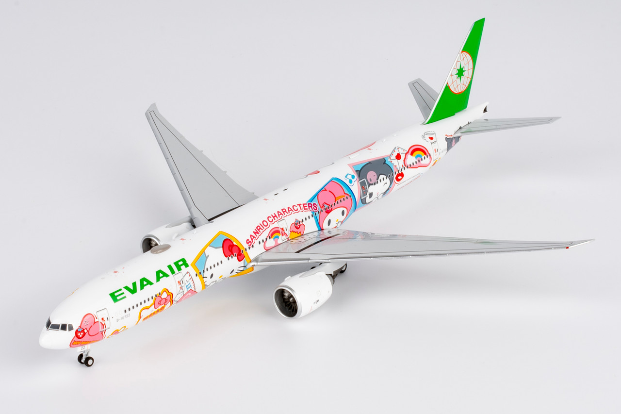 NG Model Eva Airways 777-300ER B-16722 Hello Kitty - Besties