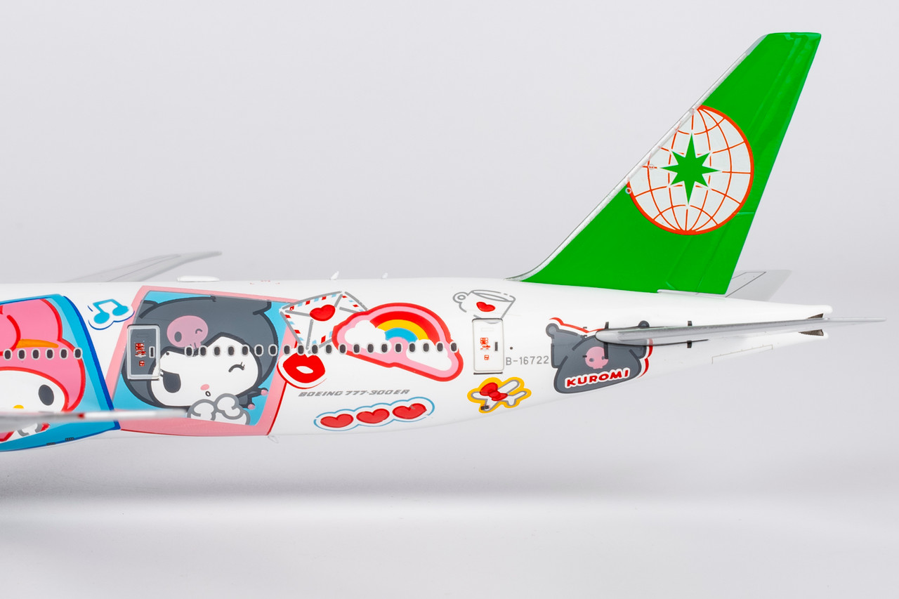 Eva air ハローキティ herpa 飛行機模型 ヘルパ 1/500 エアバス A330