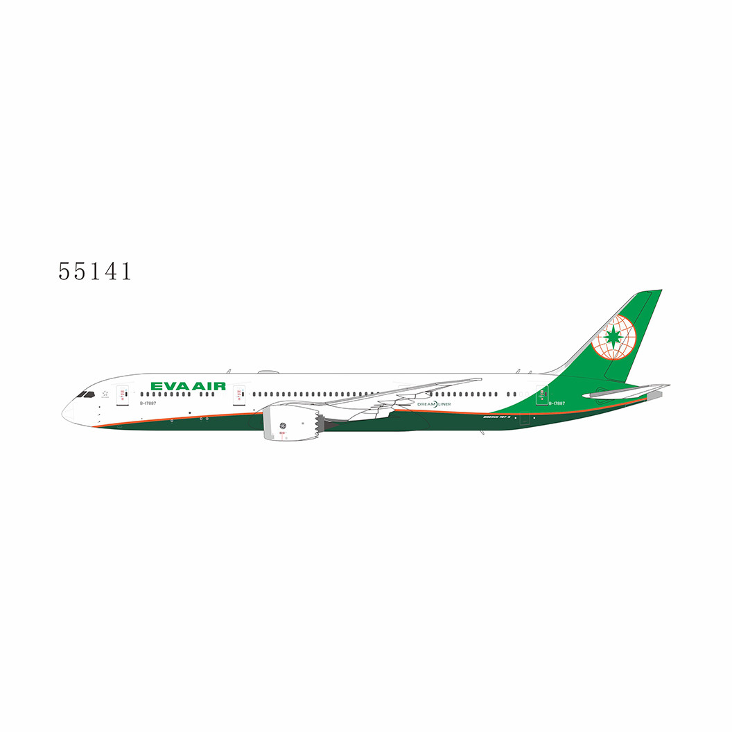 NG Model Eva Airways 787-9 Dreamliner B-17887 with new titles